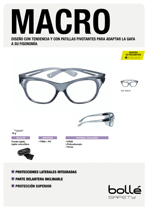 gafas seguridad macro bollé vista 1