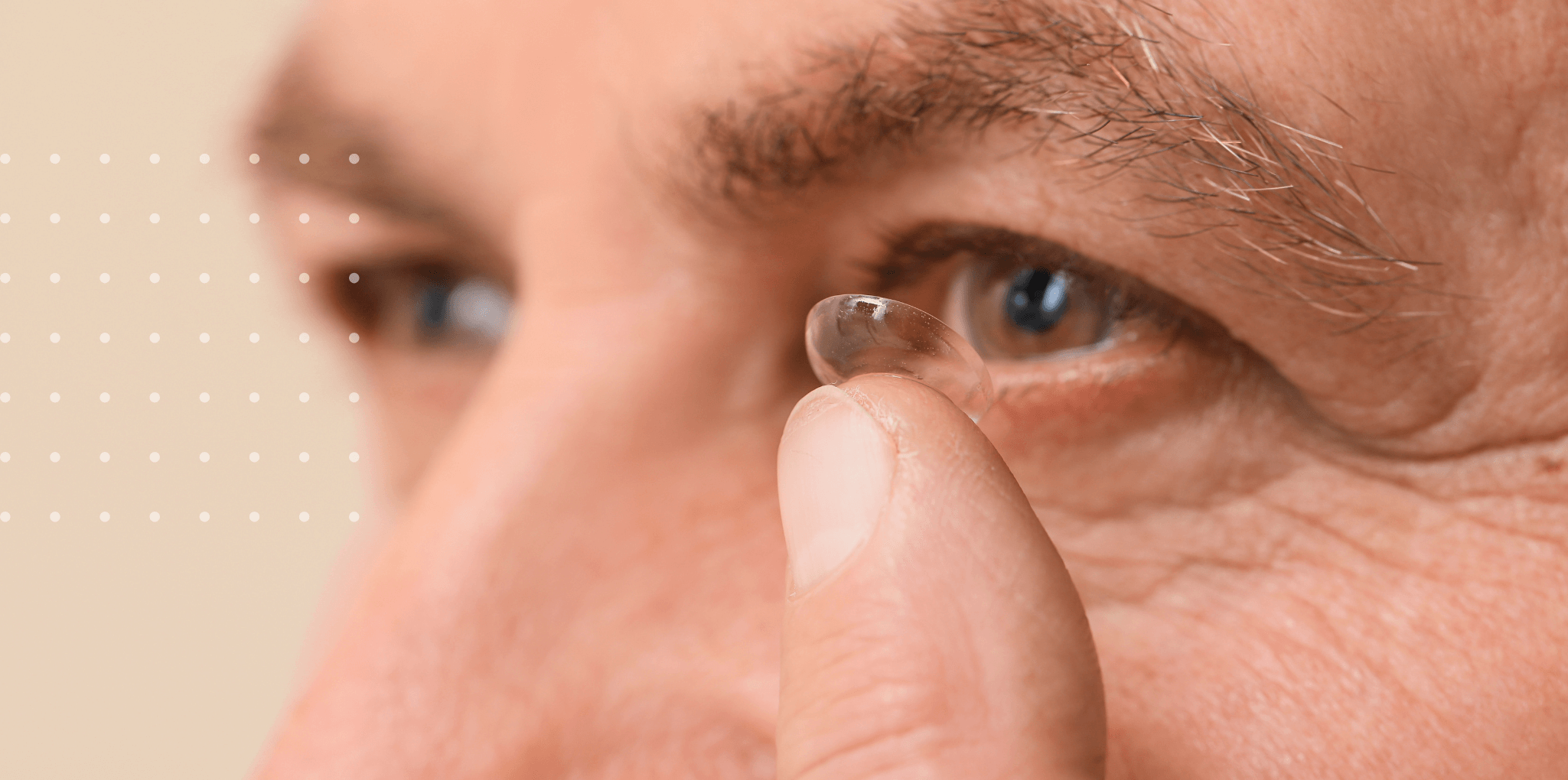 lente contacto hombre